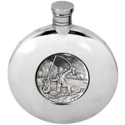 english-pewter-company-6oz-ellipse-fishing-badge-hip-flask---silver-34391700