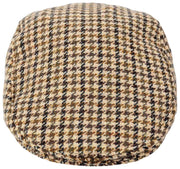 Casquette Plate Dents Blashford Tweed - Marron