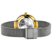 Montre-bracelet Amelia de conception danoise - Gris ondulation
