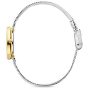 Montre-bracelet Amelia de conception danoise - Argent ondulé