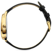 Montre-bracelet Fjordsten de conception danoise - Or/Noir