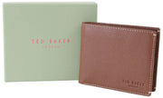 Portefeuille en cuir grainé Sidnny Ted Baker - Tan