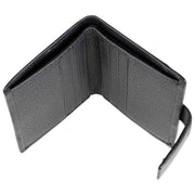 Portefeuille à deux volets avec porte-cartes Dents Aire - Noir