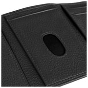 Portefeuille porte-cartes à trois volets Dents Aire - Noir