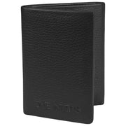 Portefeuille porte-cartes à trois volets Dents Aire - Noir