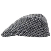Casquette Plate Dents Blashford Tweed - Gris Charbon
