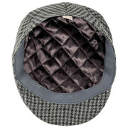 Casquette Plate Dents Blashford Tweed - Gris Charbon
