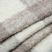 Écharpe Boucle Dents Buffalo Check - Blanc Ivoire/Beige