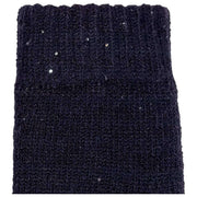 Gants à paillettes en tricot Dents Chevron - Marine