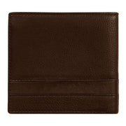 Dents Clyde Leather RFID Blocking Coin Bifold Wallet - Dark Tan