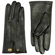 Gants en cuir pour écran tactile Dents Colette - Noir