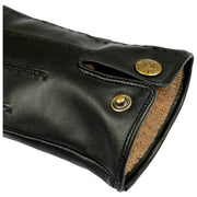Gants en cuir pour écran tactile Dents Colette - Noir