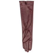 Gants en cuir Dents Demi Long - Damson Burgundy