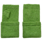 Chauffe-poignets tricotés sans doigts Dents - Vert pomme