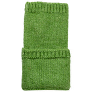 Chauffe-poignets tricotés sans doigts Dents - Vert pomme
