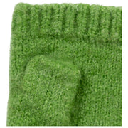 Chauffe-poignets tricotés sans doigts Dents - Vert pomme