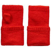 Chauffe-poignets tricotés sans doigts Dents - Rouge baie