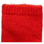 Chauffe-poignets tricotés sans doigts Dents - Rouge baie
