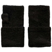 Chauffe-poignets tricotés sans doigts Dents - Noir