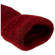 Chauffe-poignets tricotés sans doigts Dents - Bordeaux