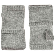 Chauffe-poignets tricotés sans doigts Dents - Gris tourterelle