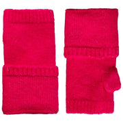 Chauffe-poignets tricotés sans doigts Dents - Rose fuchsia