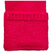 Chauffe-poignets tricotés sans doigts Dents - Rose fuchsia