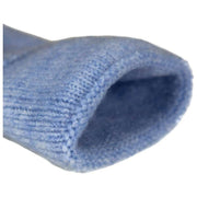 Chauffe-poignets tricotés sans doigts Dents - Bleu pâle
