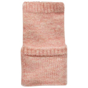 Chauffe-poignets tricotés sans doigts Dents - Rose pâle