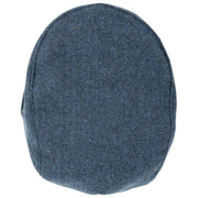 Casquette Plate en Tweed à Chevrons Dents Grafham - Marine Navy
