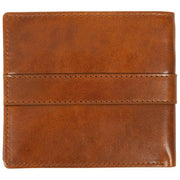 Portefeuille à deux volets Dents Itchen - Marron cognac