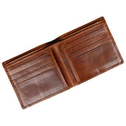 Portefeuille à deux volets Dents Itchen - Marron cognac