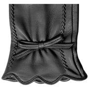 Gants en cuir pour écran tactile Dents Mosie - Noir