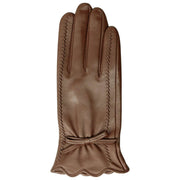 Gants en cuir pour écran tactile Dents Mosie - Marron châtain