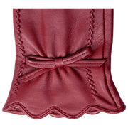 Gants en cuir à écran tactile Dents Mosie - Shiraz Burgundy