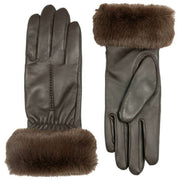 Gants en cuir pour écran tactile Dents Nieve - Mocca Brown