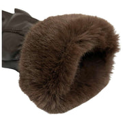 Gants en cuir pour écran tactile Dents Nieve - Mocca Brown