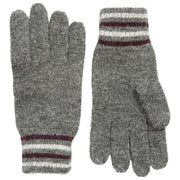 Gants en tricot côtelé Dents Salcombe - Gris anthracite