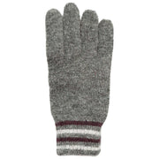 Gants en tricot côtelé Dents Salcombe - Gris anthracite
