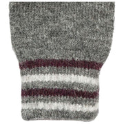 Gants en tricot côtelé Dents Salcombe - Gris anthracite