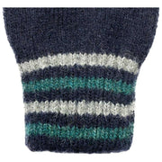 Gants en tricot côtelé Dents Salcombe - Marine