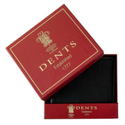 Dents Severn Leather RFID Blocking Bifold Wallet - Black/Dark Tan