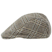 Casquette Plate Dents Stanwick Tweed - Marron