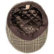 Casquette Plate Dents Stanwick Tweed - Marron