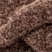 Snood Polaire Dents Teddy - Brun Chocolat