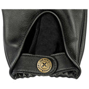 Gants de conduite en cuir Dents The Suited Racer Gripper - Noir