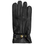 Gants en cuir de cerf Dents Whitchurch - Noir