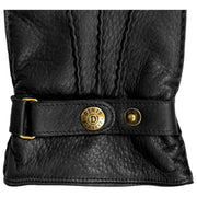 Gants en cuir de cerf Dents Whitchurch - Noir