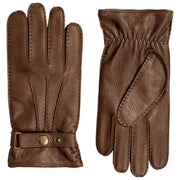 Gants en cuir de cerf Dents Whitchurch - Marron noyer