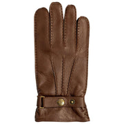 Gants en cuir de cerf Dents Whitchurch - Marron noyer